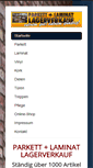 Mobile Screenshot of parkett-laminat-lagerverkauf.de